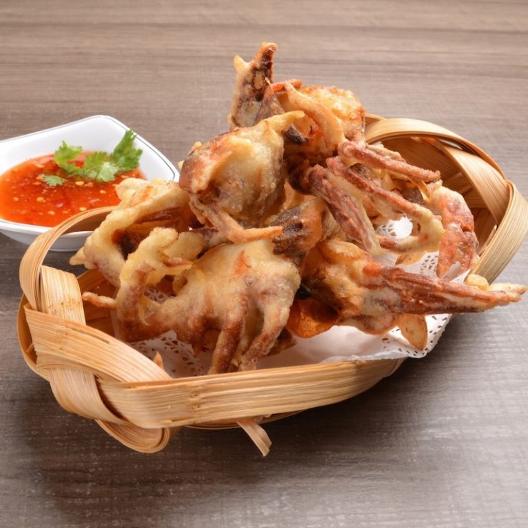 Fried Soft Shell Crabs