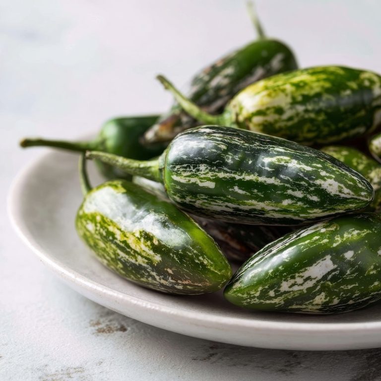 Hot Jalapeno Pepper with Striations