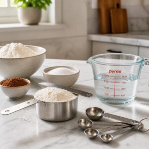 A collection of tools for measuring ingredients
