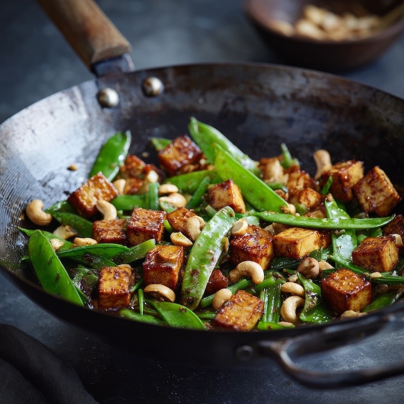 Tofu Stir Fry with Snap Peas Recipe