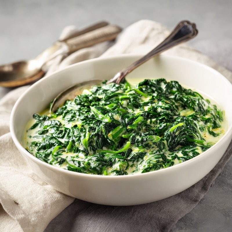 Creamed Spinach Recipe