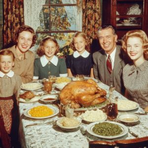 Thanksgiving Dinner 1953