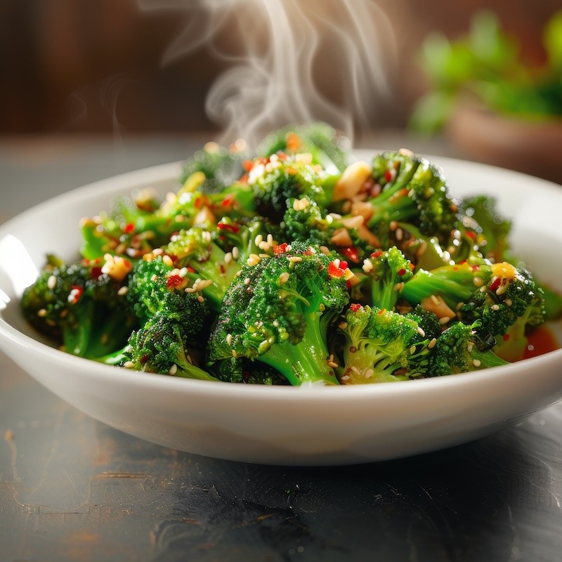 Stir Fried Asian Ginger Broccoli Recipe