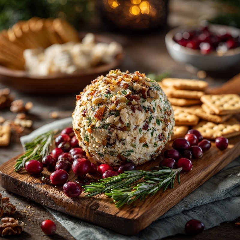 Classic Christmas Cheese Ball