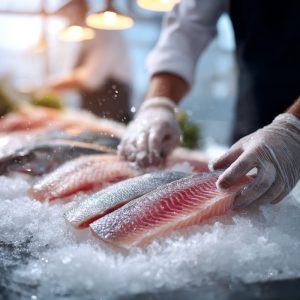 Fresh Fish at the Supermarket