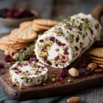 Goat Cheese Log for the Holidays