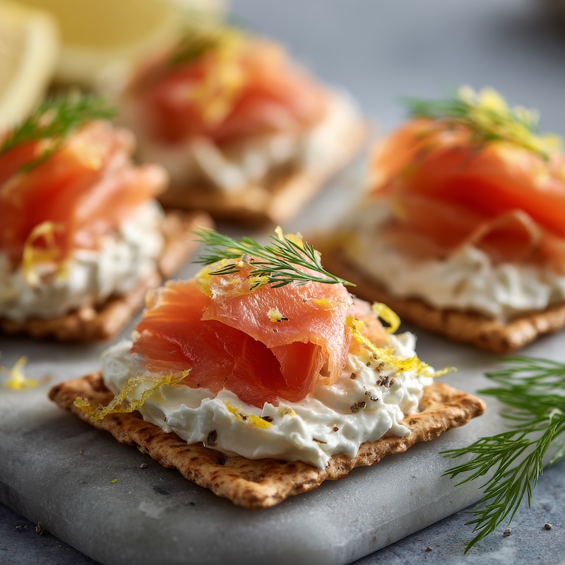 Smoked Salmon Bites Appetizer Recipe