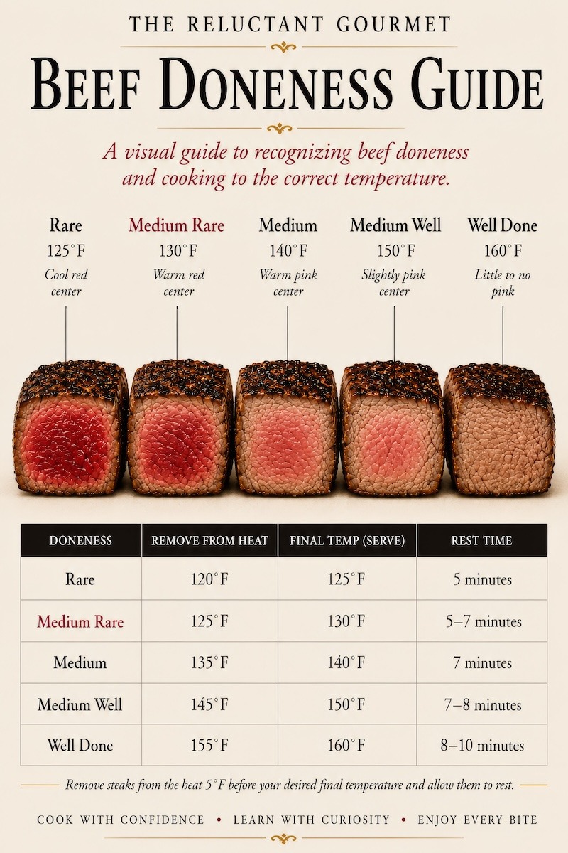 Beef Doneness Chart