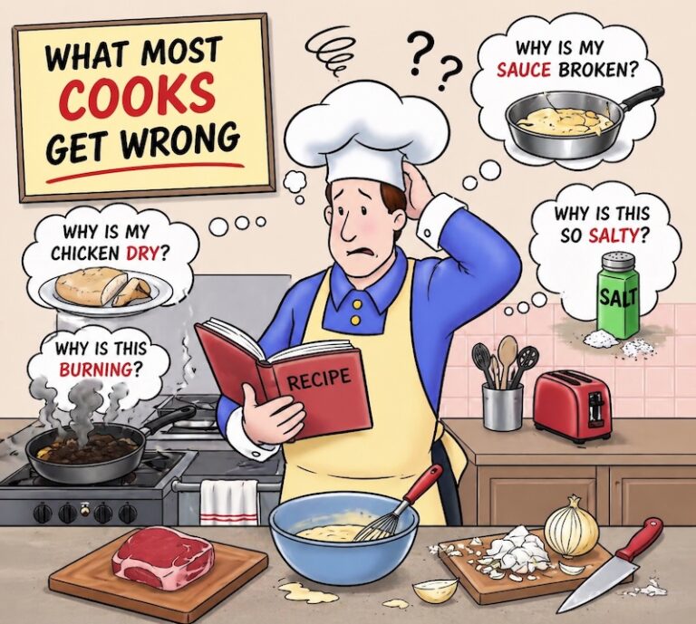 What Cooks Get Wrong Cooking Cartoon