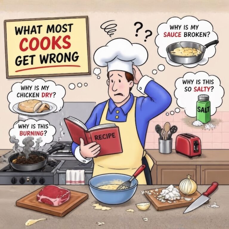 What Cooks Get Wrong Cooking Cartoon