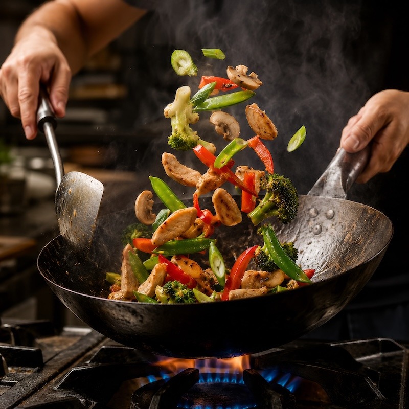 Learn how to stir-fry.