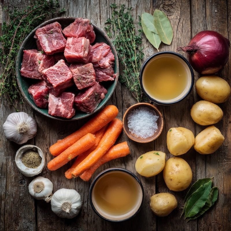 Classic Beef Stew Ingredients